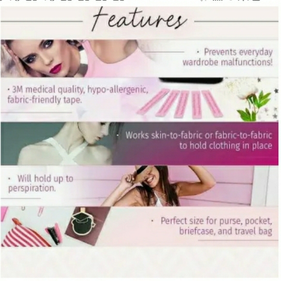 Hollywood Fashion Secrets Fashion Tape Value Pack - Picture 8 of 9